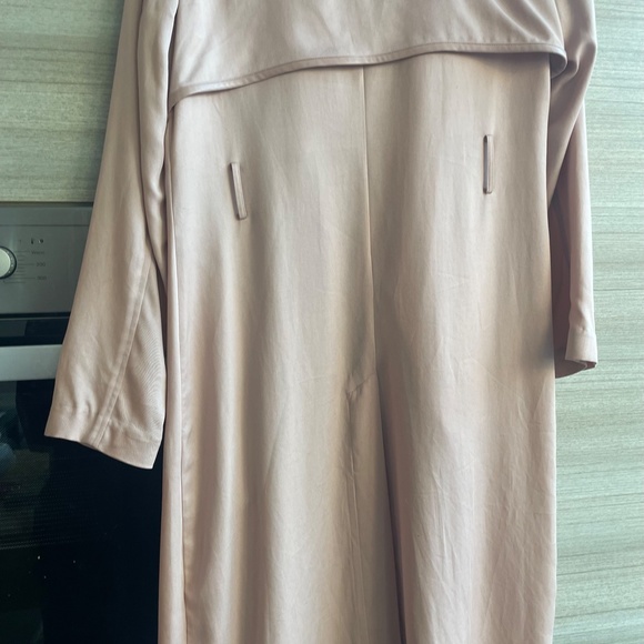 Radgley Mischka blush pink long trench coat - Picture 9 of 12